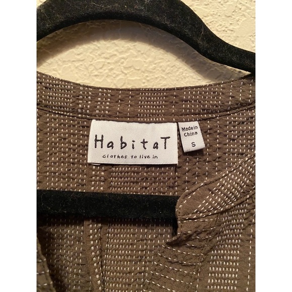 Habitat Women's Taupe Textured Blouse - Picture 3 of 5